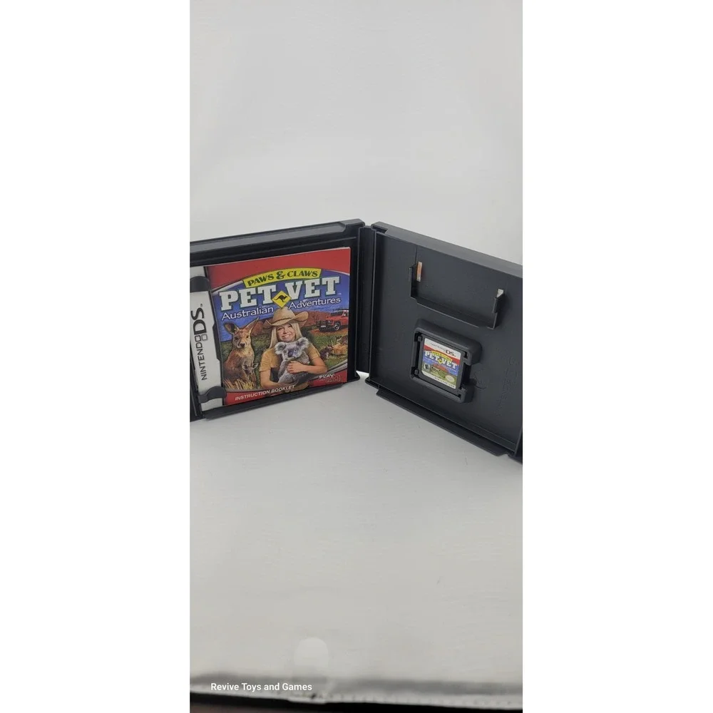 Paws & Claws Pet Vet Australian Adventures Nintendo DS, 2009 CIB Complete Tested